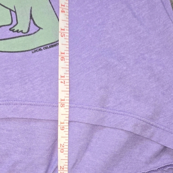Purple Dinosaur Cropped T-Shirt - Picture 9 of 10